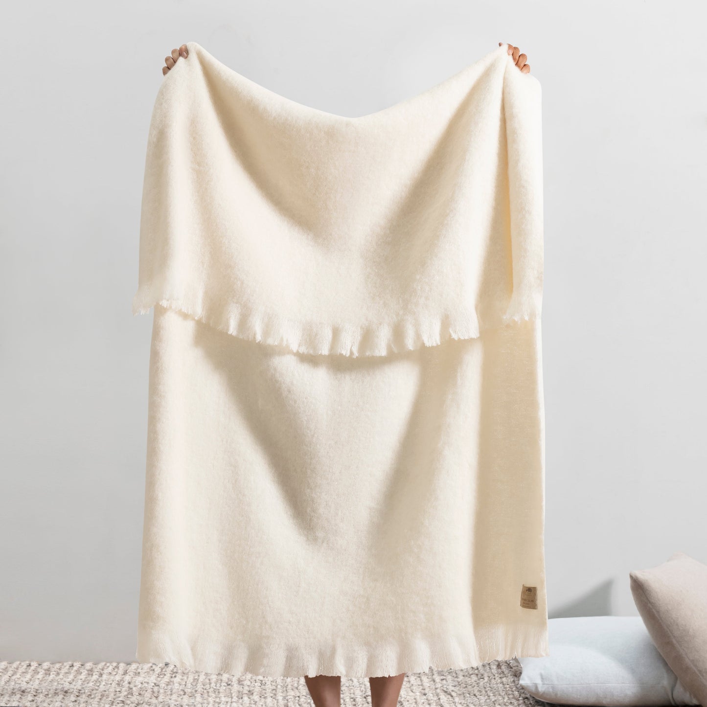 Brushed Alpaca Throw