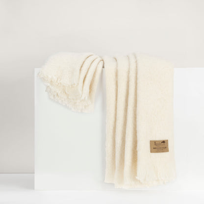 Brushed Alpaca Throw