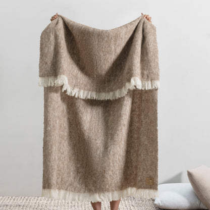 Brushed Alpaca Throw