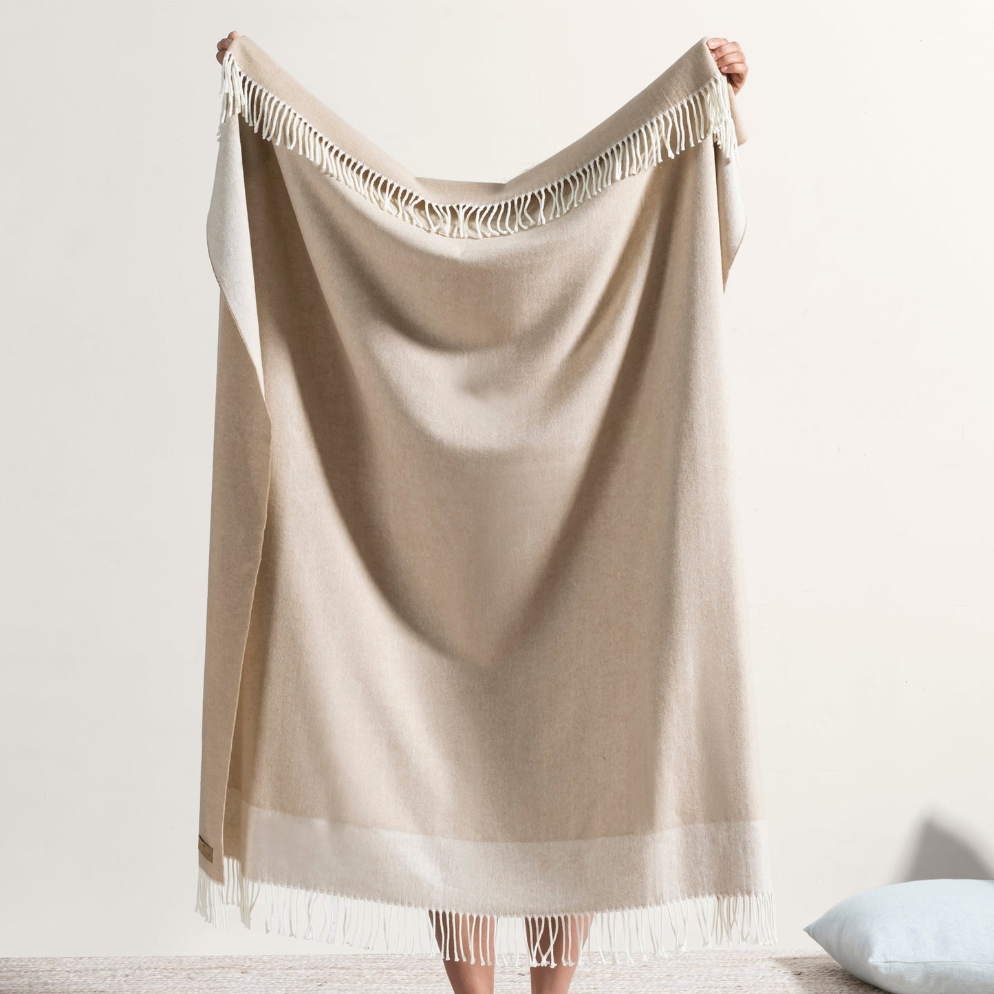 Border Herringbone Throw