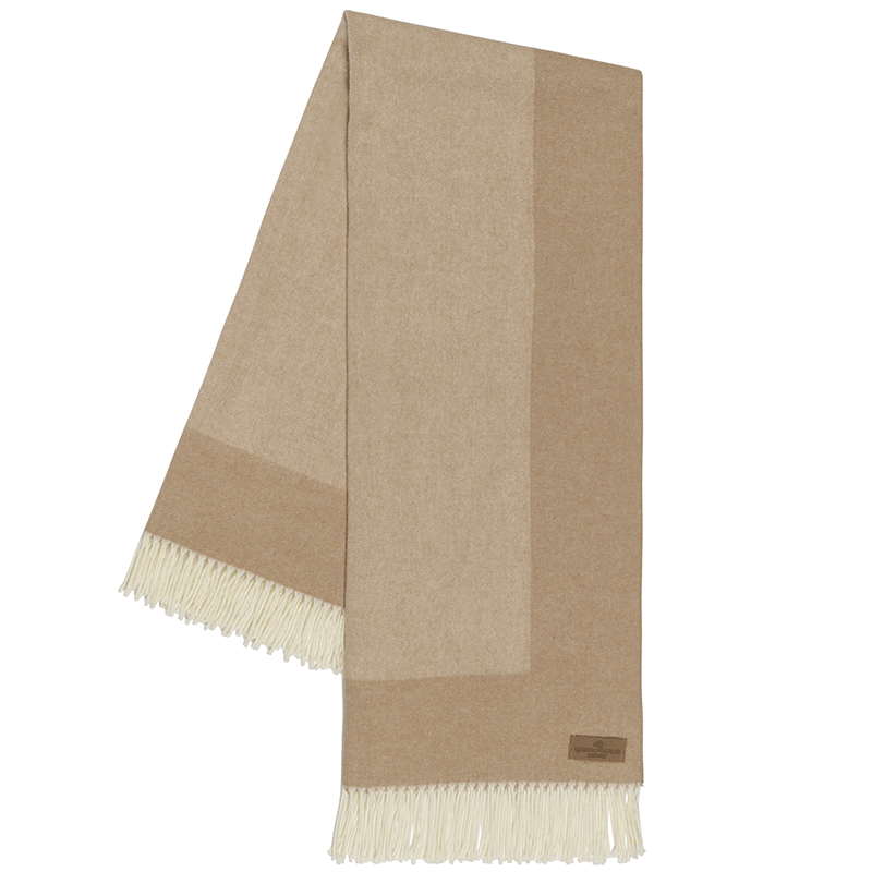 Border Herringbone Throw