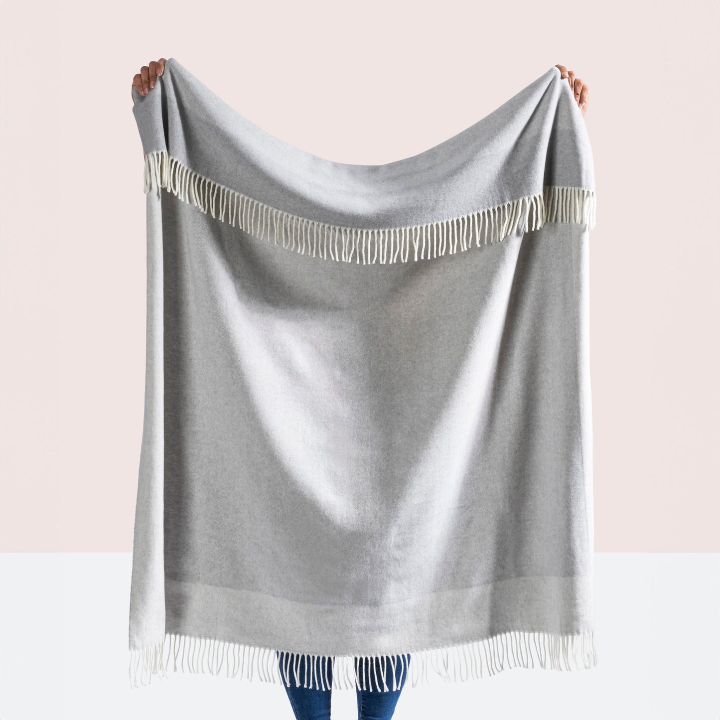 Border Herringbone Throw