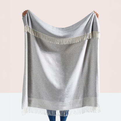 Border Herringbone Throw