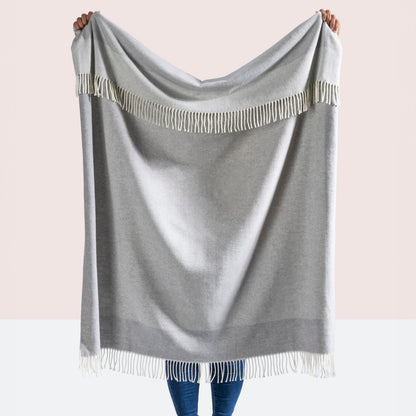 Border Herringbone Throw