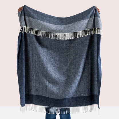 Border Herringbone Throw