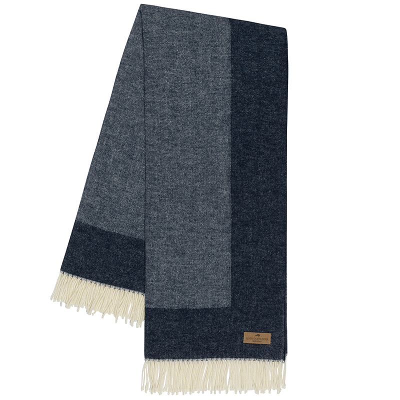 Border Herringbone Throw