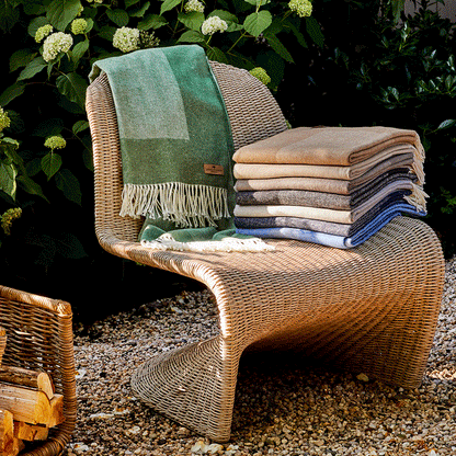 Border Herringbone Throw