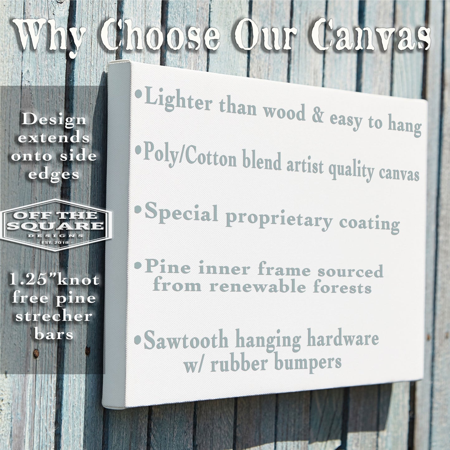 Personalized Coordinates Compass Rose Canvas Sign