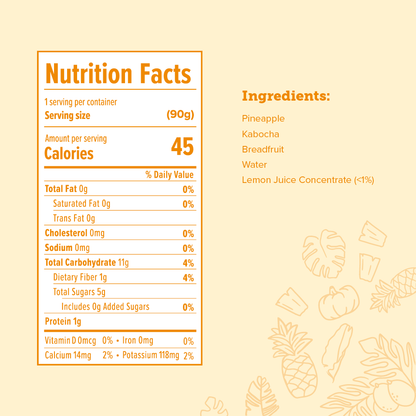 Kabocha, Pineapple & Breadfruit