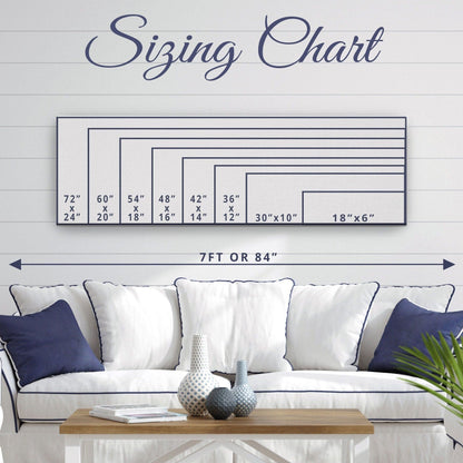 Personalized Coordinates Compass Rose Canvas Sign