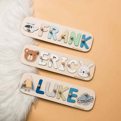 Name Puzzle with Pegs